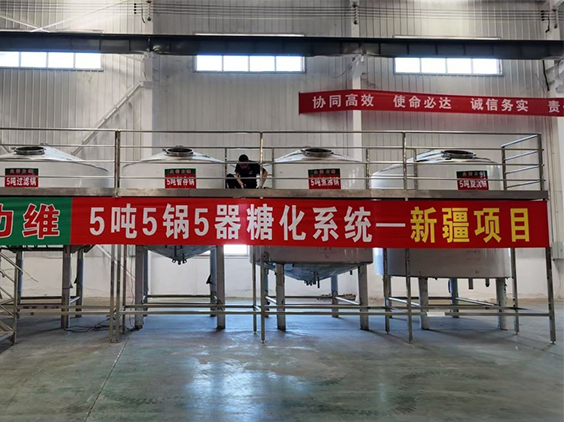 丹凤精酿啤酒设备厂—5吨精酿啤酒设备—新疆项目